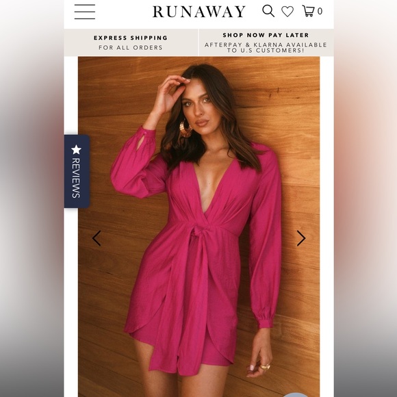 Seven Wonders - Wyatt Mini Dress (Fuchsia) - Picture 2 of 10